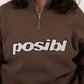 POSIBL 1/4 Zip Jumper
